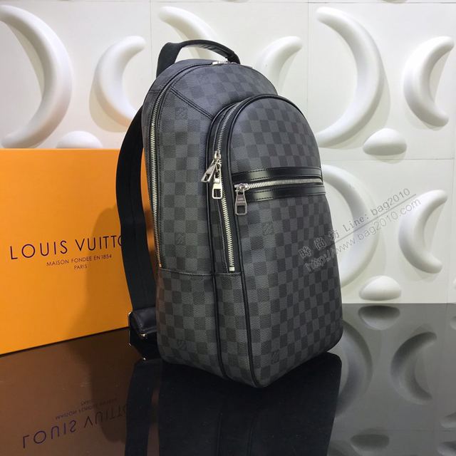 LV包 LV雙肩包 N58024 MICHAEL雙肩包 LV男士後背包  ydh3289